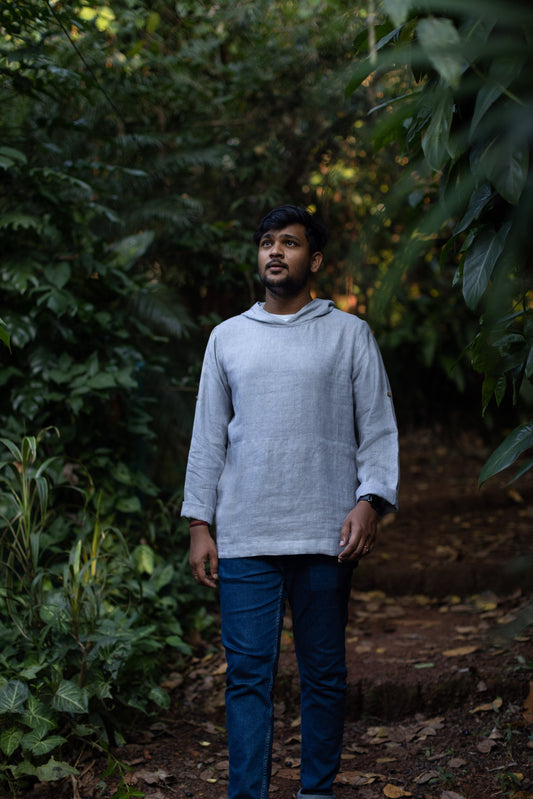 Holy Hood - Naturally Dyed Hemp Hoodie - UltraViolet