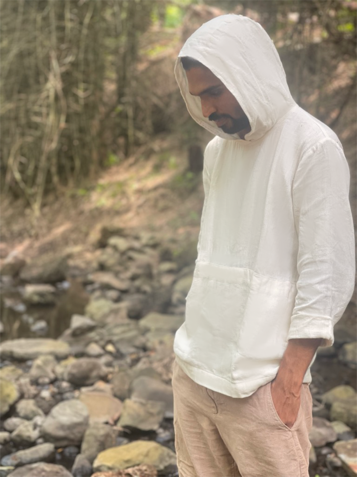 Holy Hood - Linen Hoodie