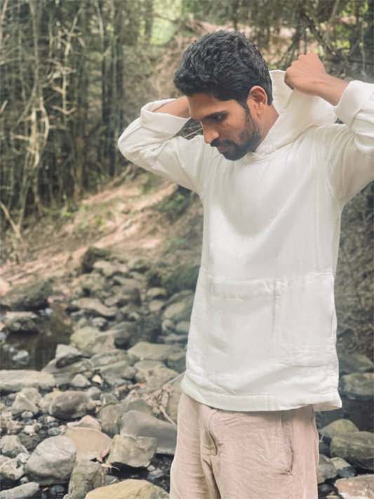 Holy Hood - Linen Hoodie